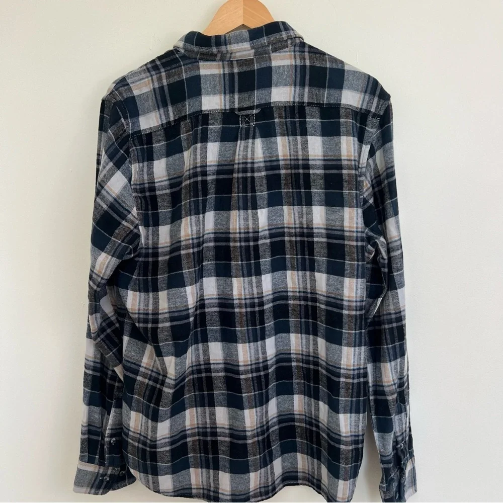 Denim & Flower Flannel Button Down Men’s XL - Picture 9 of 10